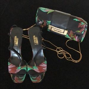 VERSACE Vintage Print open toe sandal